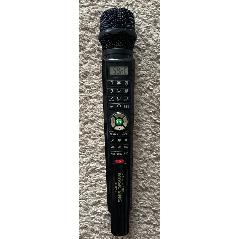 Diamond Magic Sing ET19KV Wireless Karaoke Replacement/add On Microphone Works‎